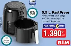 KUMTEL FASTFRYER 5,5 L AİRFRYER